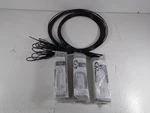 Lot Of (3) Se-kure Standard Coat Lock SK-333 With Keys, (12) Cables. Fixed Price $149.00.