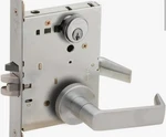 Schlage L9080L 06A 626 Storeroom Lock Satin Chrome New Open Box. Fixed Price $400.00.