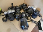 Minolta Lot.... Cameras 6 35MM (maxxum /sony Lenses) 7000I, Etc. Fixed Price $99.95.