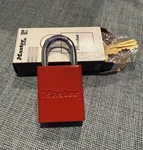 Pack Master 6835RED 31/32" Aluminum Padlock Keyed Diff 1/16" Shac. Fixed Price $44.99.
