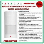 Paradox PMD2P Wireless Pir Motion Detector With Built-in Pet Immunity 433MHZ. Fixed Price $52.99.