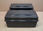 Vintage Alpha Black Storage Case Set Holds 24 Cds Made Usa. Fixed Price $40.00.
