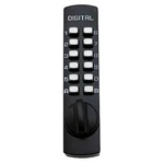 Lockey C-150-JB Mechanical Keyless Surface Mount Hook Bolt Black. Fixed Price $105.00.