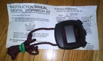 Vintage - Cronus 03 Digital Stopwatch The Omniwatch With Manual. Fixed Price $39.95.