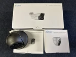 Qty 4 Clare Vision CLR-V100, CLR-V200 Black And White Surveillance Cameras. Fixed Price $170.00.