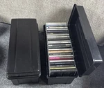 Vintage Alpha Black Storage Case Holds 24 Cds Plastic Box W/lid Made Usa. Fixed Price $28.99.
