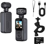 Pocket Creator Combo Vlogging Action Camera 3-AXIS Stabilization W 64GB Card. Fixed Price $69.99.