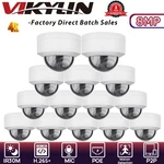 Vikylin Mini Dome Poe IR30M 8MP 4K Security Camera Mic Outdoor/indoor Onvif Lot. Fixed Price $446.78.