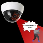 Maximalpower Fake Cctv Security Dummy Dome Camera W/ Red Led Light For Home Lot. Fixed Price $19.99.