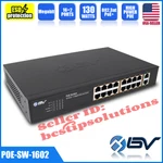 Bv-tech SW-1602 18PORTS Poe+ Switch (16 Gigabit Ethernet Uplink). Fixed Price $122.99.