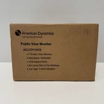 American Dynamics 7" Public View Monitor Built In Camera With Remote & Power New. Fixed Price $14.41.