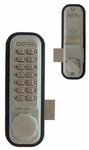 Lockey Mechanical Keyless Surface- Rim Mount Slide Deadbolt Bright Brass. Fixed Price $96.36.