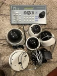 Ganz Control Keyboard (ZCA-SC201 P/n 90P7313H2C1C) Comes With 4 Cameras & Cords. Fixed Price $300.00.