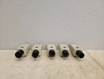 (5) Everfocus EX100/E Ccd Black & White Security Camera W/ Various Lens 2. Fixed Price $89.99.