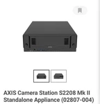 Axis S2208 Camera Station Network Video Recorder (nvr) Appliance. Fixed Price $2940.00.