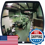 RRO2030 Round Rectangular Glass Outdoor Convex Security Mirror. Fixed Price $300.39.