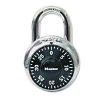 Master Combination Lock, Stainless Steel, 1.87" Wide, Silver. Fixed Price $18.31.