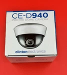 New Clinton Electronics CE-D940 Indoor Dome Camera. Fixed Price $80.00.