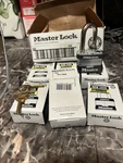 6 Master Locks #1KA Keyed Alike. Fixed Price $45.98.
