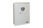 Protex FW-1814Z Wall Safe, White, Biometric Lock, Velvet Interior, Flush Install. Fixed Price $309.00.