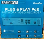 Nib Network Video Recording Openeye -OEEASYNVR42T 4CH Embedded Poe Nvr, 2TB,. Fixed Price $69.95.