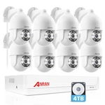 Anran Wired Poe Security Camera System Outdoor Ptz Motion Detection 8CH Nvr Kits. Fixed Price $479.99.