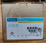 Funlux Nvr Security System 8-CHANNEL 720P Wi-fi Hd Indoor/outdoor Ip Cameras. Fixed Price $300.00.