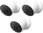 3PK Google Nest 1080P Indooroutdoor Batteryoperated Security Camera 2ND Gen. Fixed Price $319.95.