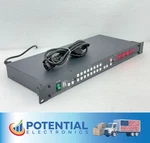 Pre Owned Kramer VS-88V 8X8 Video Matrix Switcher Only Grey W/ Power Cord. Fixed Price $249.99.
