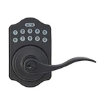 Amazon Basics Electronic Keypad Entry Lever Door Lock, Satin Nickel PTQ4900. Fixed Price $43.63.