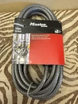 Master 72DPF 3/8IN Flexible Braided Steel U-locks Cable. Fixed Price $14.40.