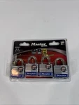 Master 4-PACK Of 9/16IN. Ex Series Shrouded Steel Keyed Alike Padlock. Fixed Price $20.89.