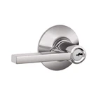 Schlage Latitude Door Lever Keyed Entry Lock, F51A. Fixed Price $22.99.