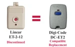 Linear Alert ET-2-12 SNT00055A Compatible Key Chain Panic Alarm Remote Control. Fixed Price $22.99.