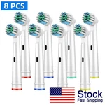 8X Replacement Heads For Oral-b Electric Toothbrush Fit Advance Power/pro. Fixed Price $18.99.