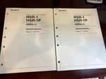 Sony HSR-1P Surveillance VOL1/2 Service Manual From The Usa **original**. Fixed Price $39.99.