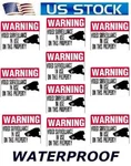 Red Window Stickers For Home Security System Cameras Burglar Alarm Warning Signs. Fixed Price $9.95.