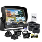 Dash 9" Quad Dvr Monitor Ahd 1080P Backup Camera 32GB For Truck Caravan Rv. Fixed Price $199.00.