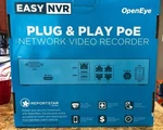 Network Video Recording Openeye -OEEASYNVR42T 4CH Embedded Poe Nvr, 2TB,. Fixed Price $129.00.