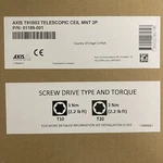 New Axis T91B53 Telescopic Ceiling Mount 01189-001. Fixed Price $7.00.