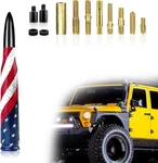 Bullet Antenna For Car American Flag Design, 5.51" Anti-theft Security Unit. Fixed Price $38.37.