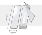 1,000 Checkpoint System Compatible 8.2 Rf Cosmetic Label Sticker 15X52MM, Clear. Fixed Price $49.99.