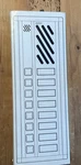 Elbex / Graystone ESD1-08-A Surface Panel Button Intercom. Fixed Price $120.00.