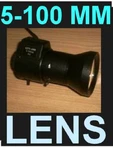 5-120MM Manual Focus Super Zoom Cs Mount Camera Lens Dc Auto Iris Cctv. Fixed Price $109.99.