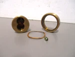 Best Access 35H Mortise Lock Cylinder With Trim Ring Brushed Brass. Fixed Price $33.20.