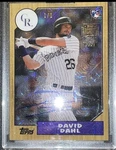 87-DD David Dahl Rc 1/1 On Card Autograph 2017 Topps Colorado Rockies. Fixed Price $97.00.