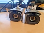 Lot Of 2 Panasonic WV-C30 Poe Network Security Cameras W/ Mount Untested. Fixed Price $80.00.
