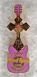 Hard Rock Hotel Orlando Purple Guitar With Cross June Birthstone Gem Pin # 38098. Fixed Price $14.75.