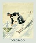 Colorado Mountais Skiing Speed Race Winter Sport Vintage Poster Repo Free Sh. Fixed Price $98.75.