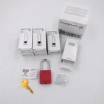 6 Pack Master 410RED Safety Lockout Padlocks Thermoplastic. Fixed Price $54.99.